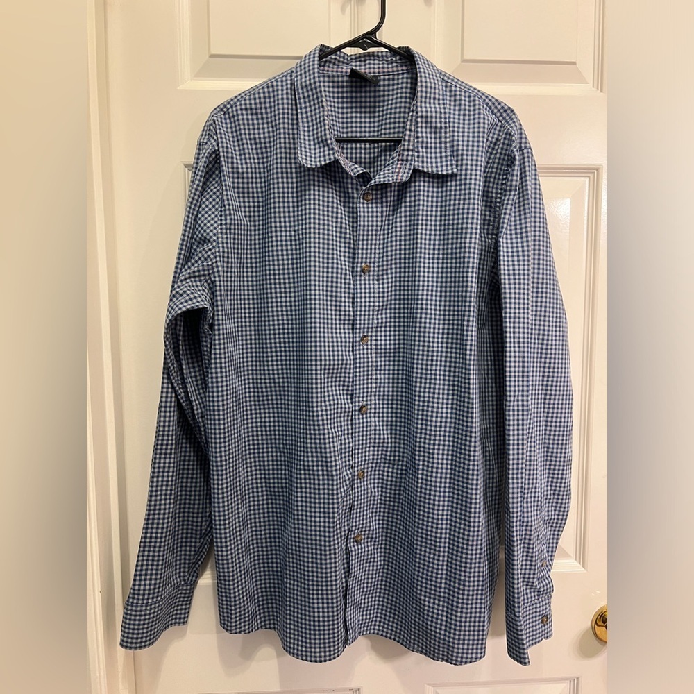 MEN’S OAKLEY PLAID BUTTON DOWN SHIRT XL